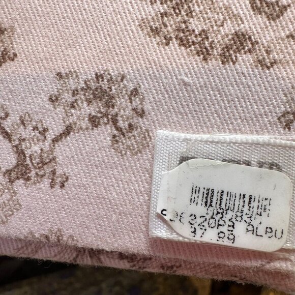 Pink Brown Toile Padded Fabric Photo Album Bow Holds 200 4x6 Photos Gift Baby - Picture 14 of 15